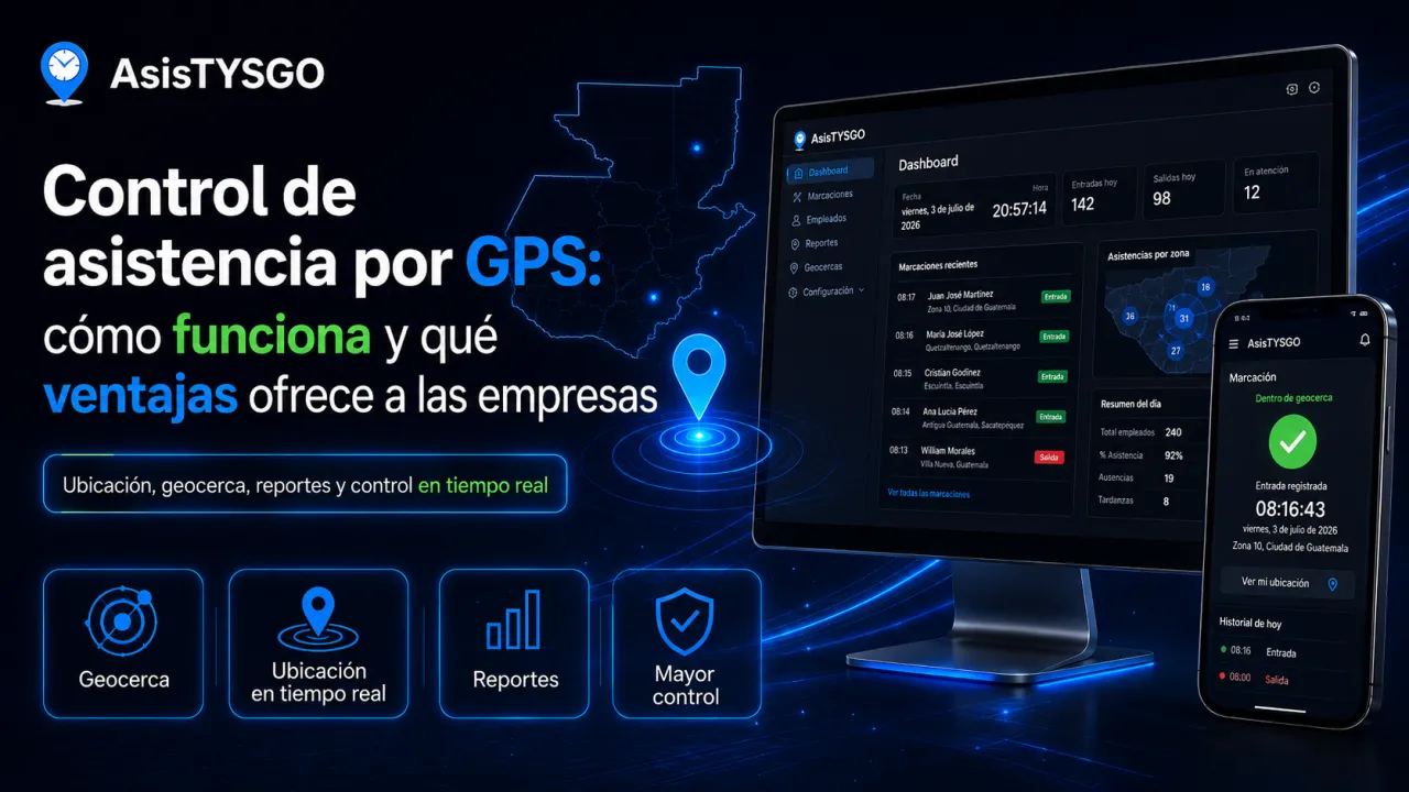 Control de asistencia por GPS cómo funciona y qué ventajas ofrece a las empresas